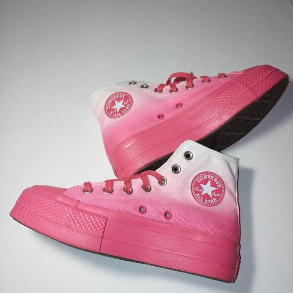 Converse Chuck Taylor All Star Platform Gradient Pink Women’s High Top Sz 5 - Picture 4 of 9